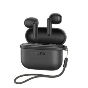 Oraimo SpaceBuds Air Earbuds , AI Call Noise Cancellation , Black - OTW-324S